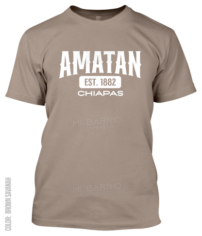 Amatan, Chiapas Athletic T-Shirt