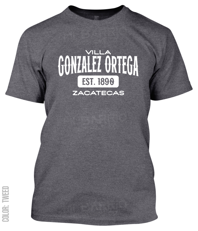 Villa Gonzalez Ortega, Zacatecas Athletic T-Shirt