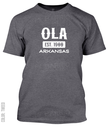 Ola, Arkansas Athletic T-Shirt