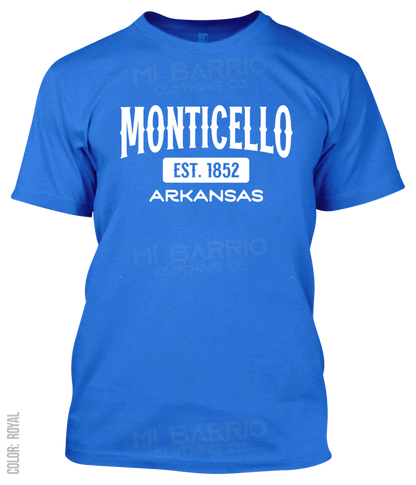 Monticello, Arkansas Athletic T-Shirt