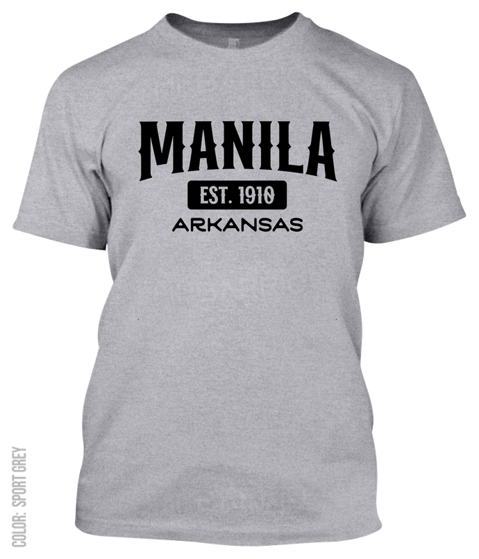 Manila, Arkansas Athletic T-Shirt