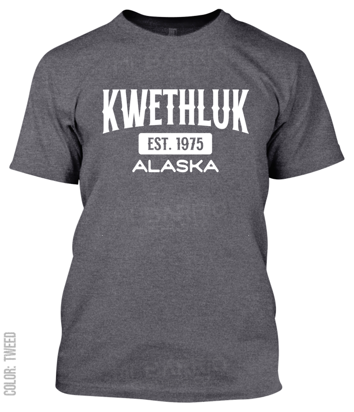 Kwethluk, Alaska Athletic T-Shirt