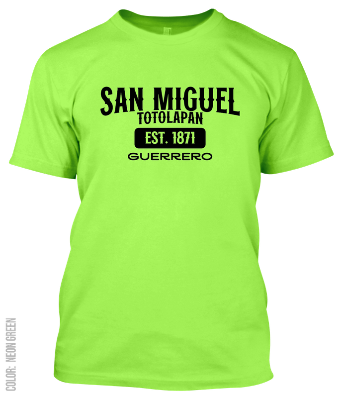 San Miguel Totolapan, Guerrero Athletic T-Shirt
