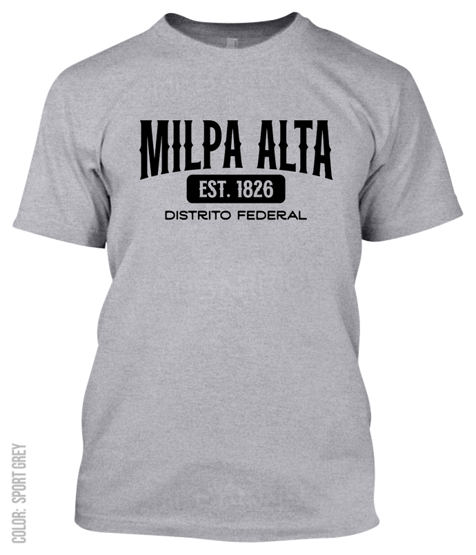 Milpa Alta, Ciudad De Mexico Athletic T-Shirt