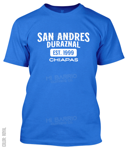 San Andres Duraznal, Chiapas Athletic T-Shirt