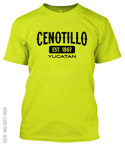Cenotillo, Yucatan Athletic T-Shirt