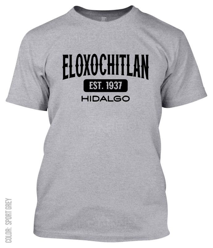 Eloxochitlan, Hidalgo Athletic T-Shirt