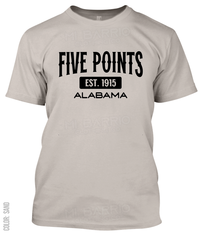 Five Points, Alabama Athletic T-Shirt