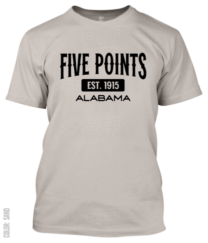 Five Points, Alabama Athletic T-Shirt