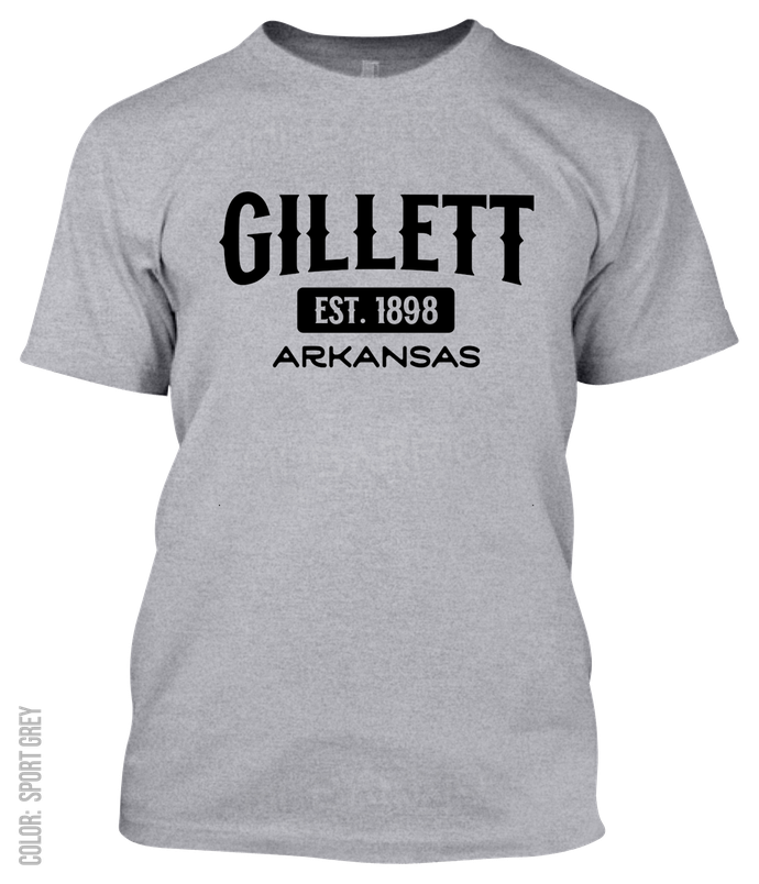Gillett, Arkansas Athletic T-Shirt