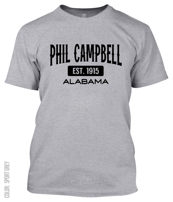 Phil Campbell, Alabama Athletic T-Shirt
