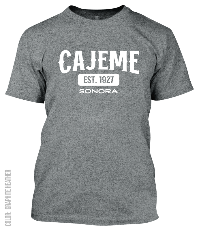 Cajeme, Sonora Athletic T-Shirt