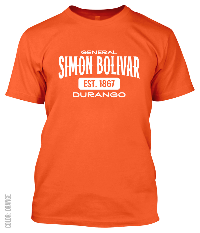 General Simon Bolivar, Durango Athletic T-Shirt