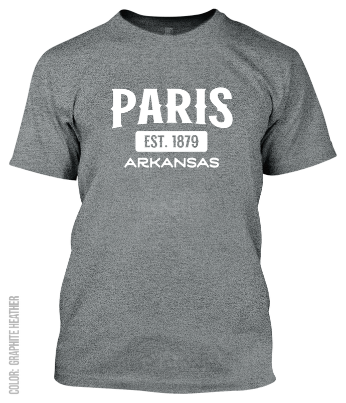 Paris, Arkansas Athletic T-Shirt