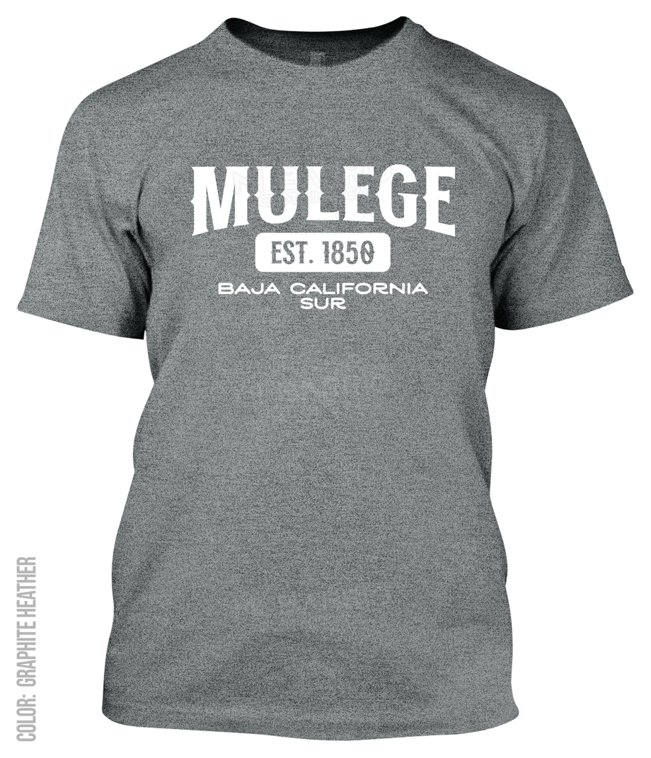 Mulege, Baja California Sur Athletic T-Shirt