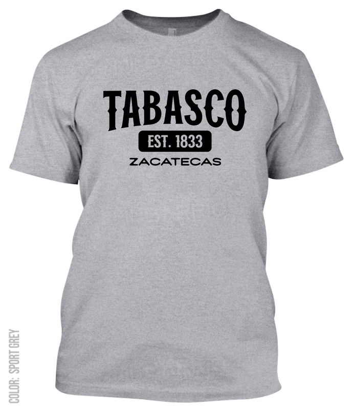 Tabasco, Zacatecas Athletic T-Shirt