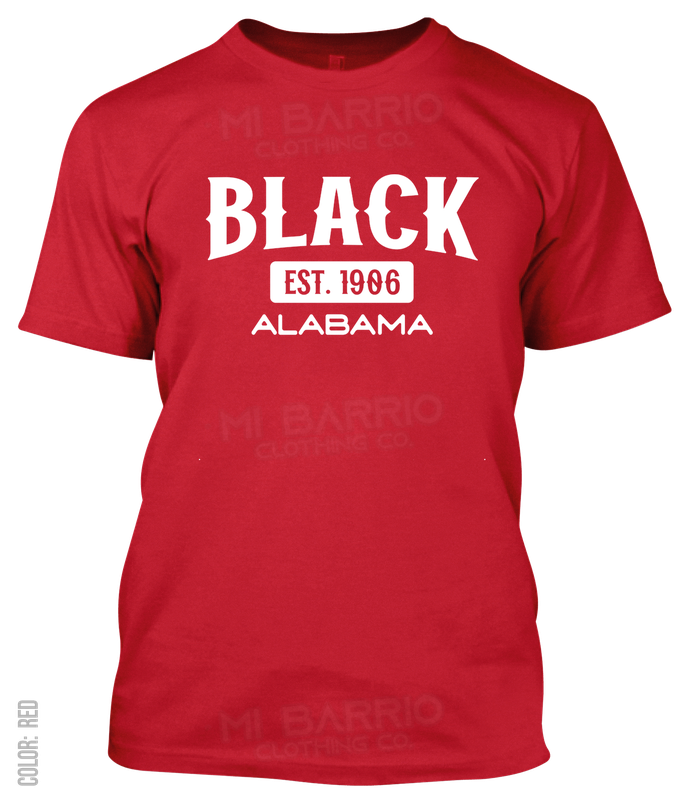 Black, Alabama Athletic T-Shirt