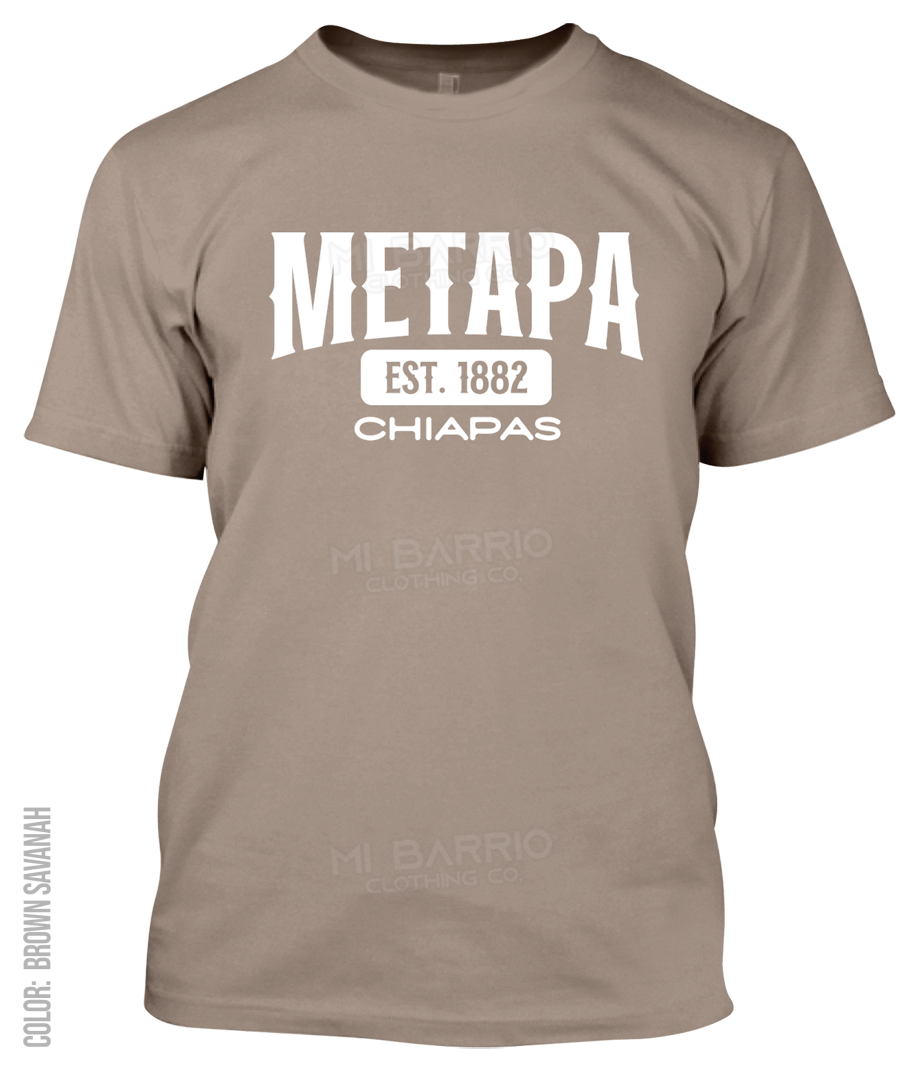 Metapa, Chiapas Athletic T-Shirt