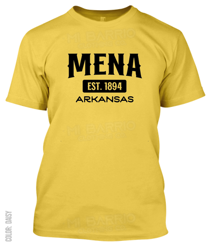 Mena, Arkansas Athletic T-Shirt