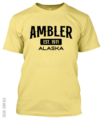 Ambler, Alaska Athletic T-Shirt