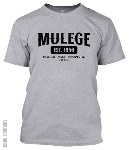 Mulege, Baja California Sur Athletic T-Shirt
