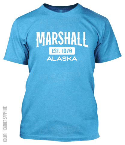Marshall, Alaska Athletic T-Shirt