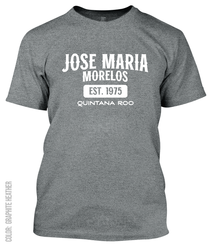 Jose Maria Morelos, Quintana Roo Athletic T-Shirt