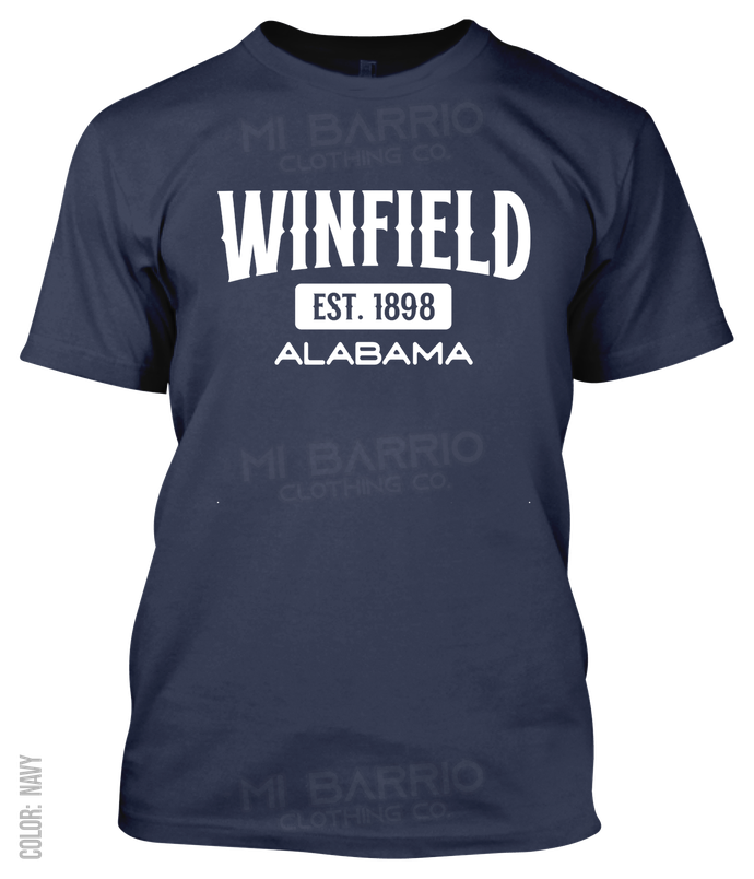 Winfield, Alabama Athletic T-Shirt