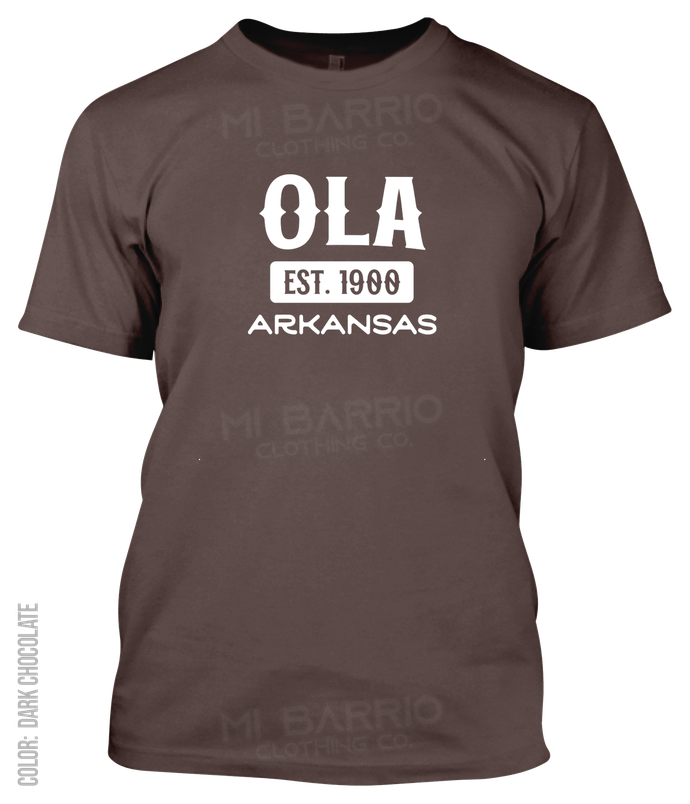 Ola, Arkansas Athletic T-Shirt