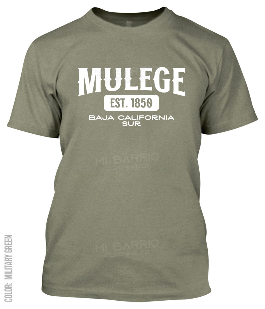 Mulege, Baja California Sur Athletic T-Shirt
