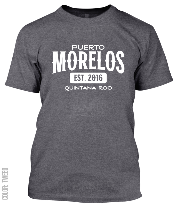 Puerto Morelos, Quintana Roo Athletic T-Shirt