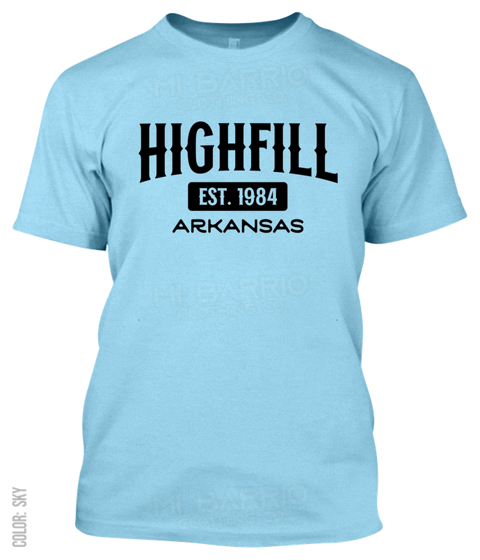 Highfill, Arkansas Athletic T-Shirt