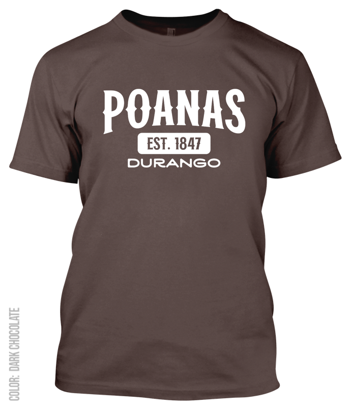 Poanas, Durango Athletic T-Shirt