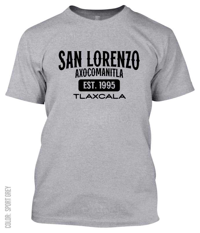 San Lorenzo Axocomanitla, Tlaxcala Athletic T-Shirt