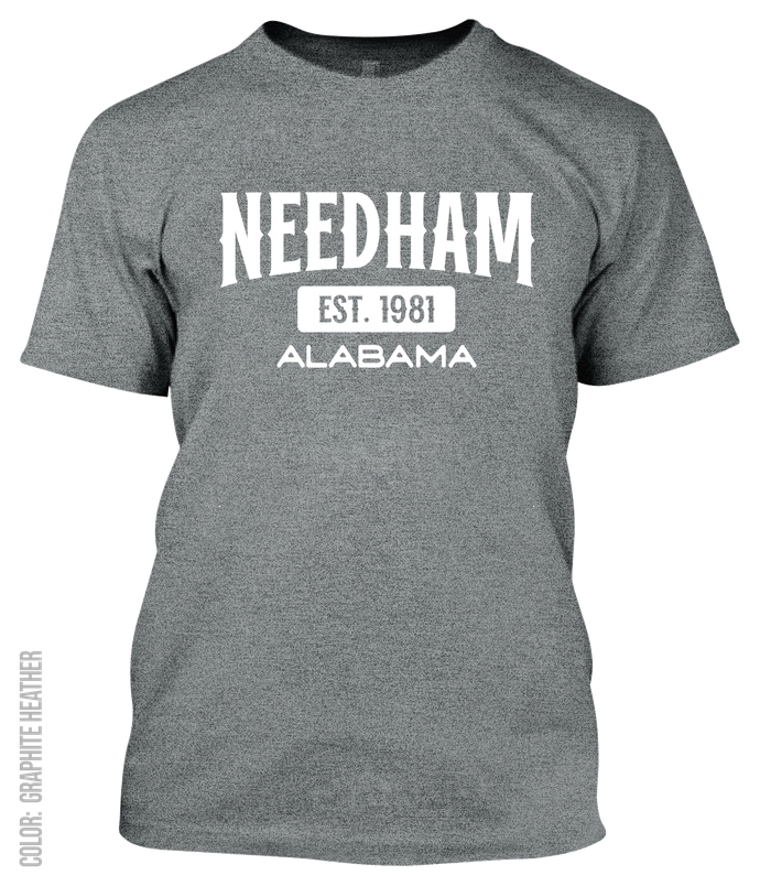 Needham, Alabama Athletic T-Shirt