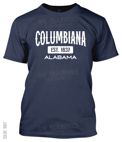 Columbiana, Alabama Athletic T-Shirt