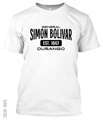 General Simon Bolivar, Durango Athletic T-Shirt