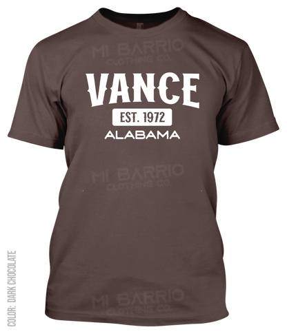 Vance, Alabama Athletic T-Shirt