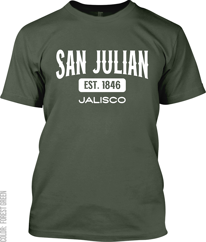 San Julian, Jalisco Athletic T-Shirt