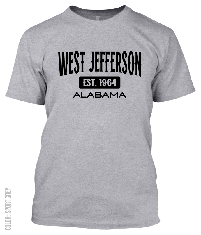West Jefferson, Alabama Athletic T-Shirt