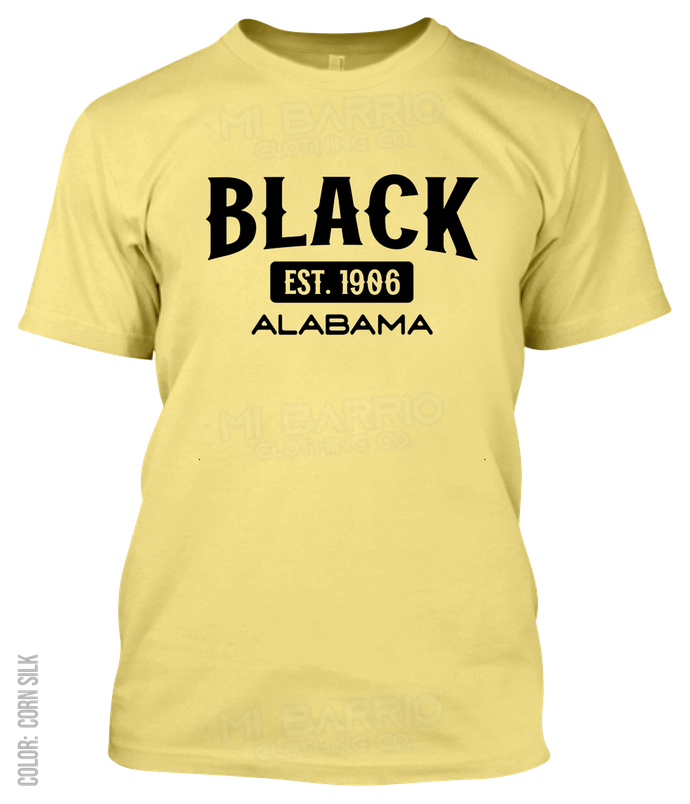 Black, Alabama Athletic T-Shirt
