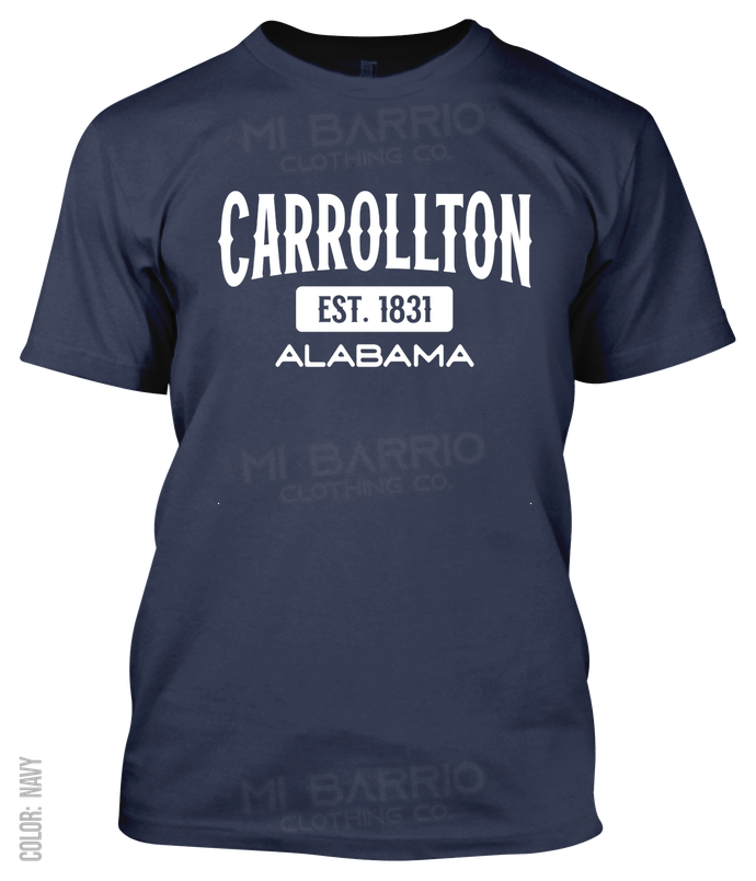 Carrollton, Alabama Athletic T-Shirt