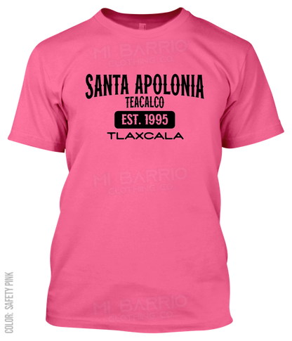 Santa Apolonia Teacalco, Tlaxcala Athletic T-Shirt