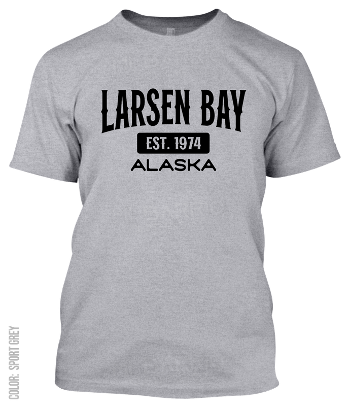Larsen Bay, Alaska Athletic T-Shirt