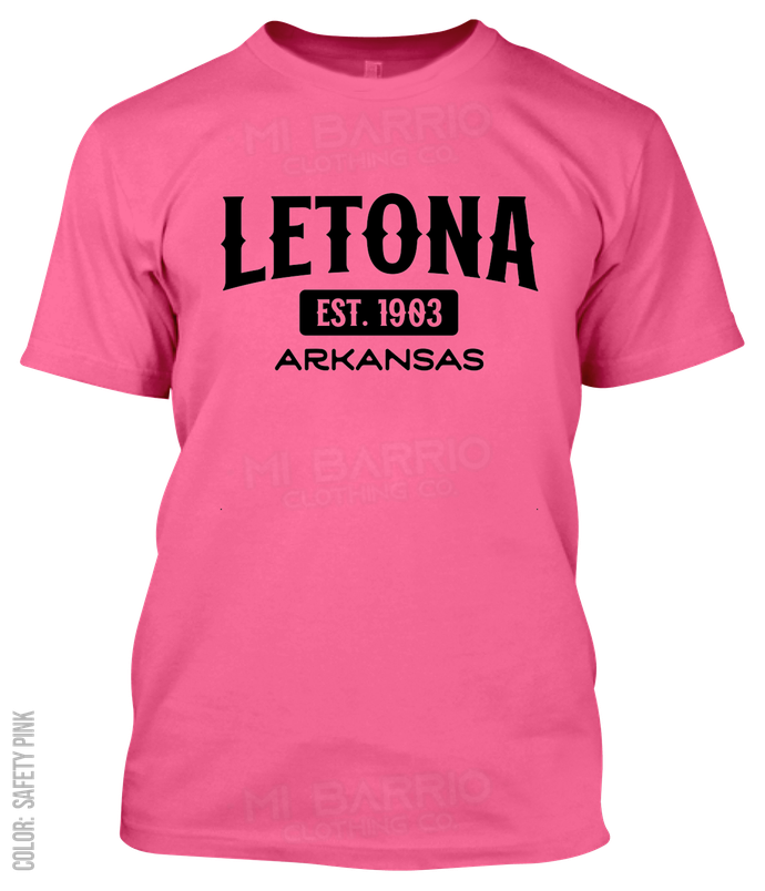Letona, Arkansas Athletic T-Shirt