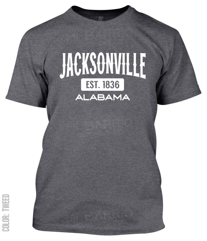 Jacksonville, Alabama Athletic T-Shirt