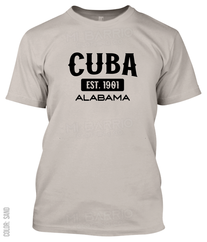 Cuba, Alabama Athletic T-Shirt