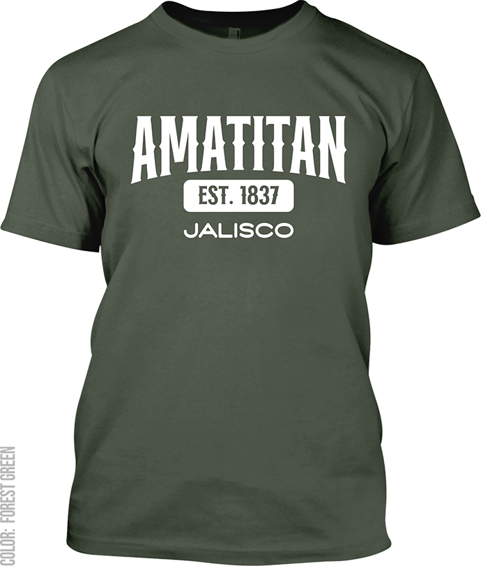 Amatitan, Jalisco Athletic T-Shirt