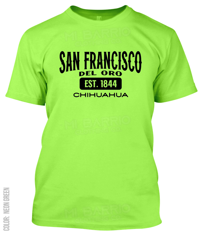 San Francisco Del Oro, Chihuahua Athletic T-Shirt