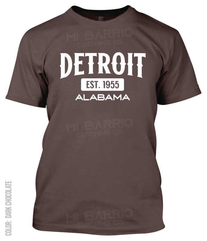 Detroit, Alabama Athletic T-Shirt